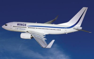 وينغز أوف ليبانون تتسلم طائرتها الجديدة 737700 NGBoeing