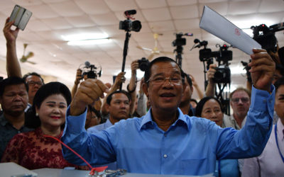 الحزب الحاكم في كمبوديا اعلن فوزه بكل المقاعد في الانتخابات التشريعية
