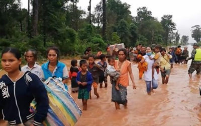 19 قتيلا وآلاف العالقين والمفقودين إثر انهيار سد في لاوس