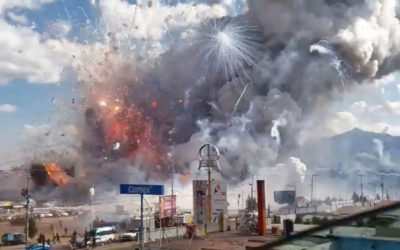مأساة بسبب الألعاب النارية في المكسيك!