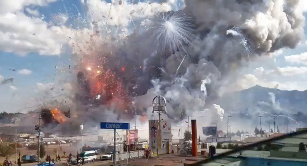 مأساة بسبب الألعاب النارية في المكسيك!