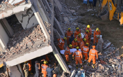 ارتفاع حصيلة انهيار مبنى في الهند الى 9 قتلى
