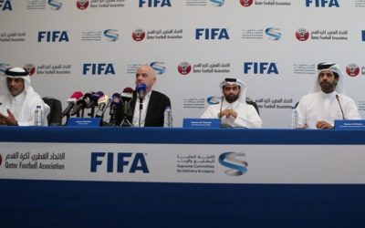 أمير قطر استقبل رئيس “فيفا” لمناقشة مونديال 2022