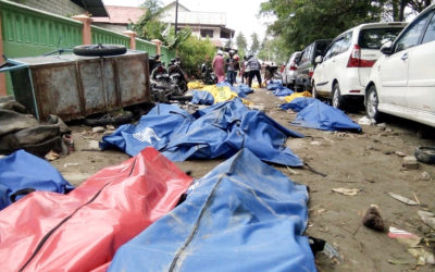العثور على زهاء ألفي جثة بعد زلزال اندونيسيا والتسونامي