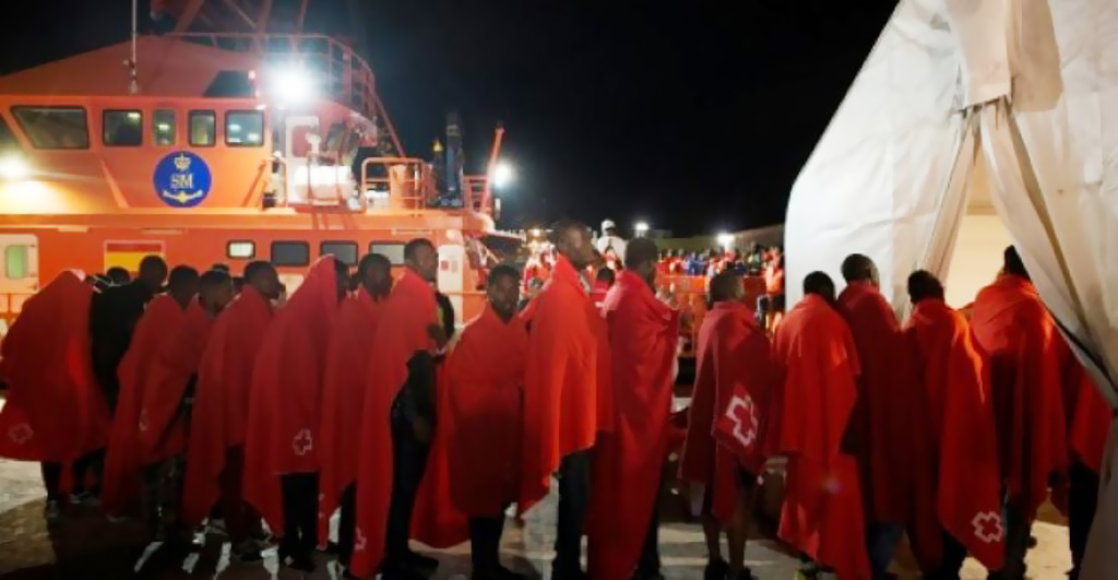 إنقاذ أكثر من 560 مهاجرا ومصرع 3 آخرين قبالة سواحل اسبانيا