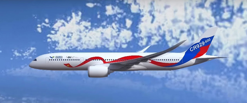 طائرة روسية صينية ستنافس”إيرباص” و”بوينغ”