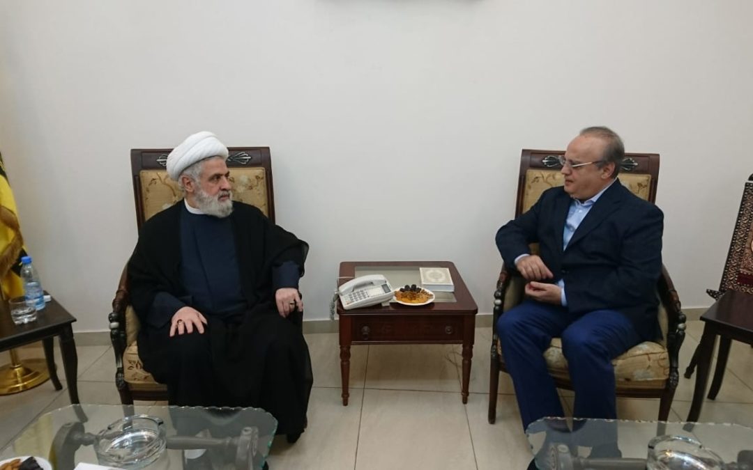 وهاب زار نائب الأمين العام لـ “حزب الله” وعرض معه التطورات المحلية والإقليمية