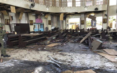 27 قتيلاً ًو77 جريحاً بانفجار مُزدوج استهدف كنيسة جنوب الفلبين خلال قداس الأحد