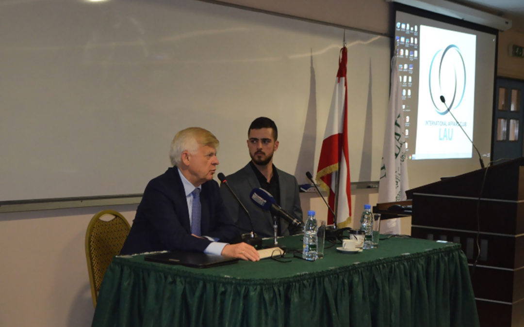 زاسبكين في LAU: روسيا ليست طرفا في النزاع في المنطقة ومستعدة لبناء محطات كهرباء حديثة في لبنان