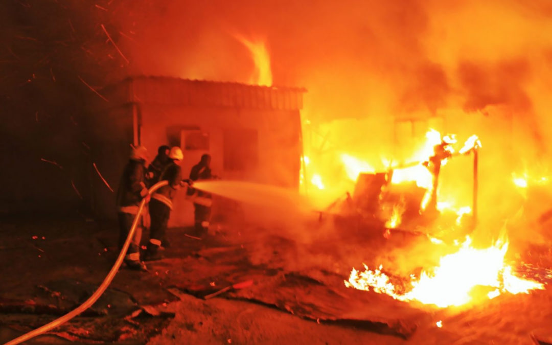 حريق مروع في مصر يؤدي إلى احتراق 11 منزلا