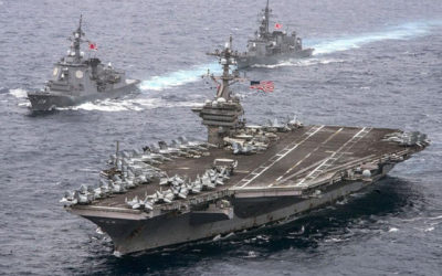 البحرية الأميركية ارسلت سفينتين عبر مضيق تايوان الاستراتيجي