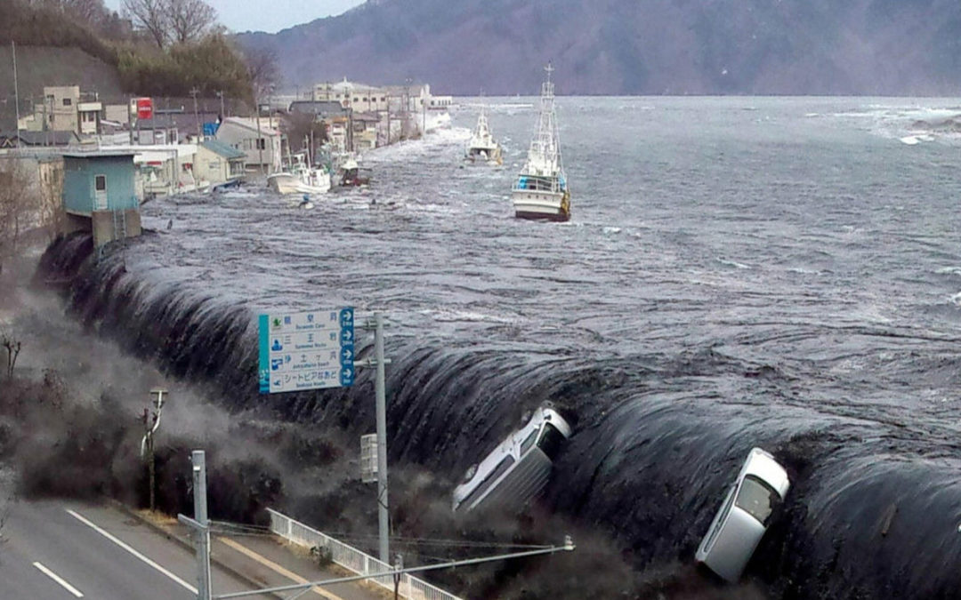 26 جريحا إثر زلزال قوي وتسونامي في اليابان
