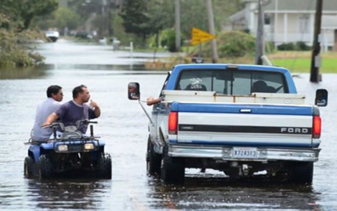 فيضانات في مدينة نيو أورلينز الأميركية المهددة بعاصفة قد تتحول الى اعصار