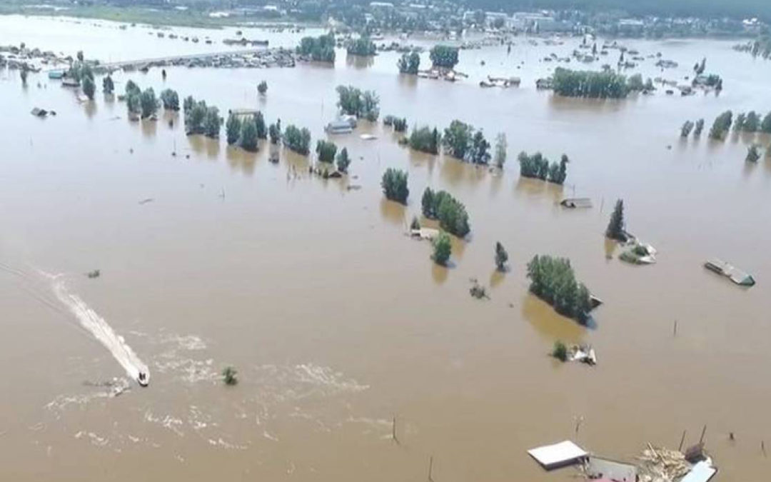 الجيش الروسي يتدخل لمساعدة سكان مقاطعة آمور التي اجتاحتها الفيضانات