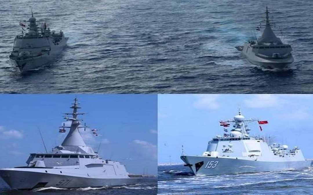 القوات البحرية المصرية والصينية تنفذان تدريبا بحريا عابرا في البحر المتوسط