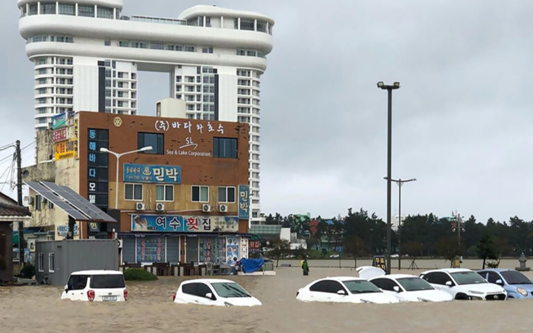 مقتل 6 في إعصار اجتاح أجزاء من كوريا الجنوبية