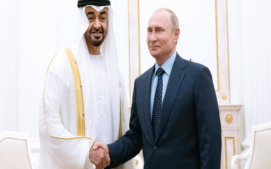 استقبال مهيب للرئيس الروسي في الإمارات