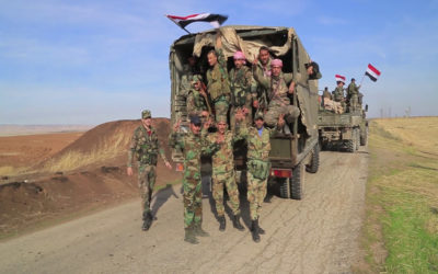 الجيش السوري ينتشر في منطقة حدودية مع تركيا