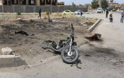 إصابة سبعة مدنيين بتفجير دراجة نارية شمالي العراق