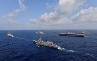أكبر مناورات بحرية مشتركة بين الهند والولايات المتحدة واليابان وأستراليا