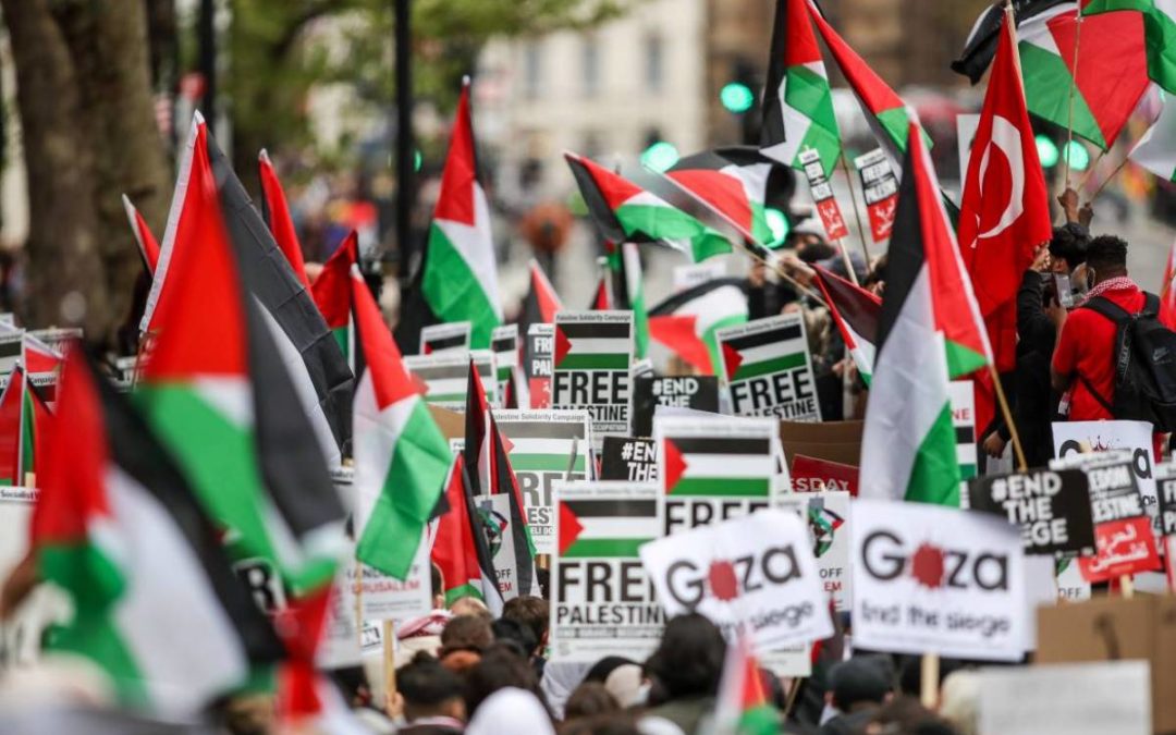تظاهرات في ولايات أميركية تطالب بوقف الحرب على قطاع غزة