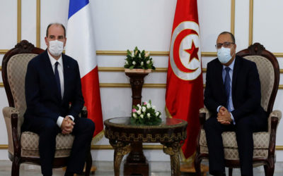 رئيس الوزراء الفرنسي يصل إلى تونس