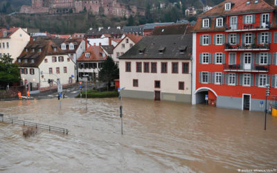 قتيل وإجلاء مئات السكان إثر فيضانات عارمة في ألمانيا