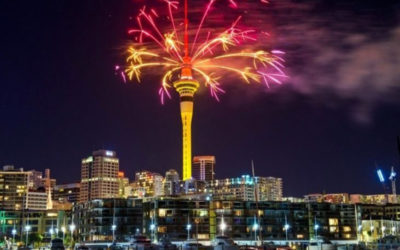 أستراليا ونيوزيلندا استقبلتا العام الجديد 2022 بالألعاب النارية