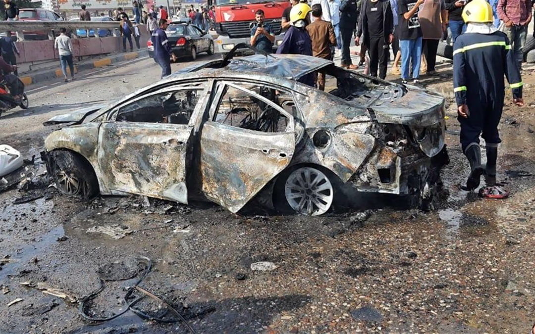 محافظة البصرة أعلنت الحداد لثلاثة أيام على أرواح ضحايا التفجير في تقاطع الصمود