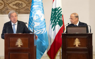 غوتيرس: هدفي من زيارة لبنان هو مناقشة كيف يمكننا دعم الشعب اللبناني