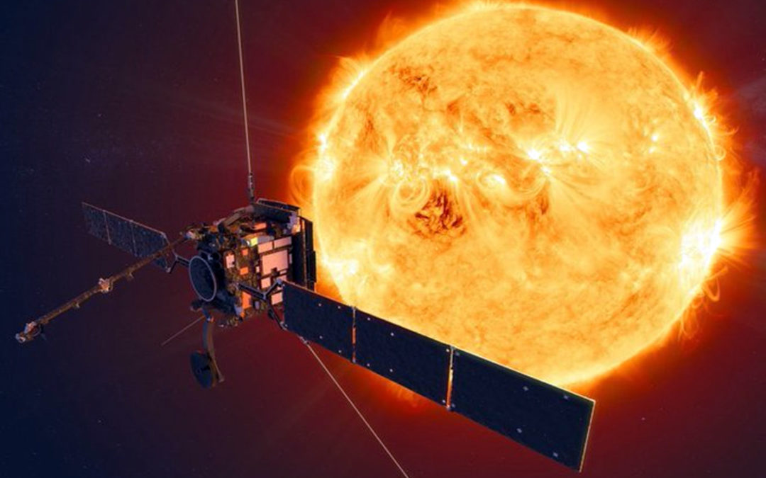 دخول أول مركبة فضائية إلى الغلاف الجوي الشمسي