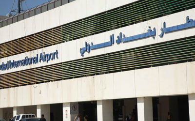 توقف الحركة الجوية في مطار بغداد الدولي