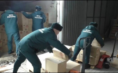 الطوارئ الروسية: سلمت أكثر من 650 طناً من المساعدات الإنسانية إلى دونيتسك ولوغانسك ومدن أوكرانية