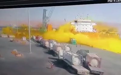 أسفر عن مئات القتلى والجرحى.. ما هو الغاز الذي تسرب في ميناء العقبة الأردني؟