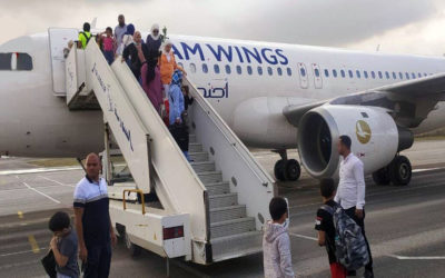 وصول أول رحلة طيران إلى مطار اللاذقية الدولي آتية من الشارقة