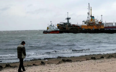 قطر سفينة حبوب قادمة من أوكرانيا بعد جنوحها في إسطنبول وإستئناف الملاحة