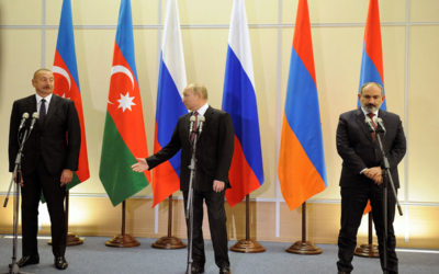 وصول قادة أرمينيا وأذربيجان إلى سوتشي الروسية لعقد اجتماع ثلاثي مع بوتين