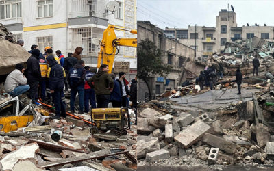شخصيات سياسية ودينية محلية تضامنت وعزت بضحايا الزلزال في تركيا وسوريا