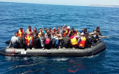 إنقاذ مهاجرين في بحر المانش قبالة سواحل فرنسا