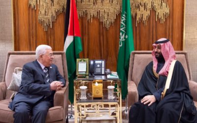 ولي العهد السعودي التقى الرئيس الفلسطيني