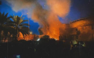 “روسيا اليوم”: النيران تلتهم السفارة السويدية في العراق ردا على حرق القرآن