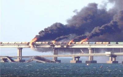 لجنة مكافحة الإرهاب الروسية: جسر القرم تعرض لهجوم إرهابي بمسيرتين أوكرانيتين
