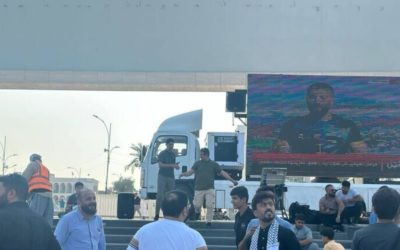“روسيا اليوم”: نصب شاشات كبيرة بالعاصمة العراقية انتظارا لخطاب نصرالله