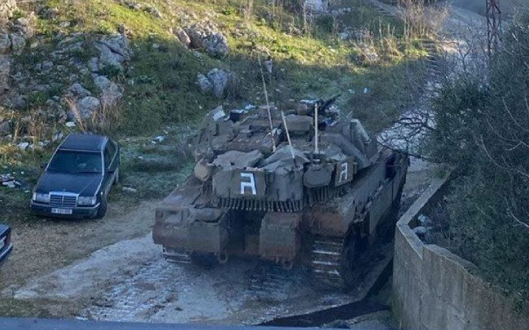 توغّل اسرائيلي في كفرشوبا صباحًا وتمشيط في محلة الصوان واحراق منازل في العديسة