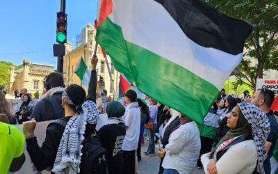 “وفا”: تظاهرة في شيكاغو تطالب بوقف المساعدات لإسرائيل وفرض حظر أسلحة فوري