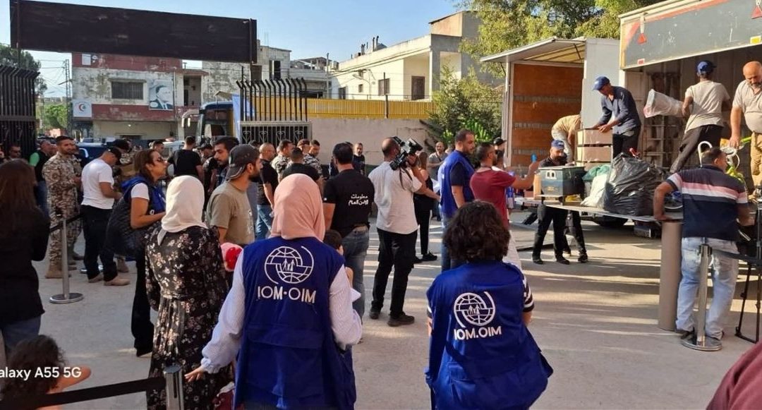 انطلاق المرحلة الاولى من خطة الحكومة لعودة النازحين عبر مركز المصنع