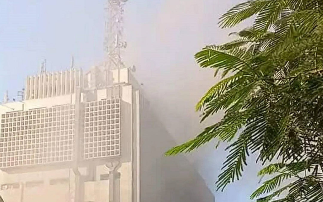 الصحة المصرية تعلن اصابة 27 شخصا في حريق سنترال رمسيس
