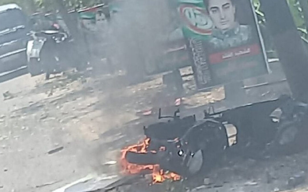 غارة بمسيّرة إسرائيلية تستهدف دراجة نارية في المنصوري