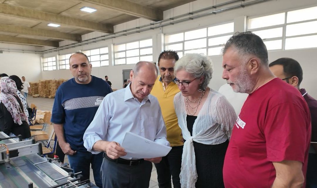 وزيرة التربية تفقدت مركز تصحيح مسابقات الإمتحانات الرسمية في بئر حسن