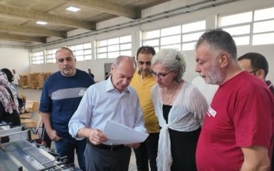 وزيرة التربية تفقدت مركز تصحيح مسابقات الإمتحانات الرسمية في بئر حسن
